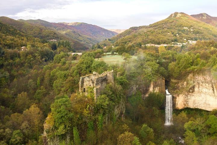 Pourcheyrolles waterfall