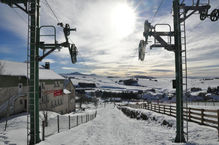 station de ski les Estables en Décembre
à 17 km du gite