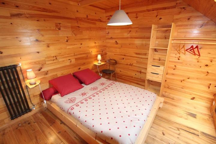 Chambre avec 1 lit en 140, esprit montagne