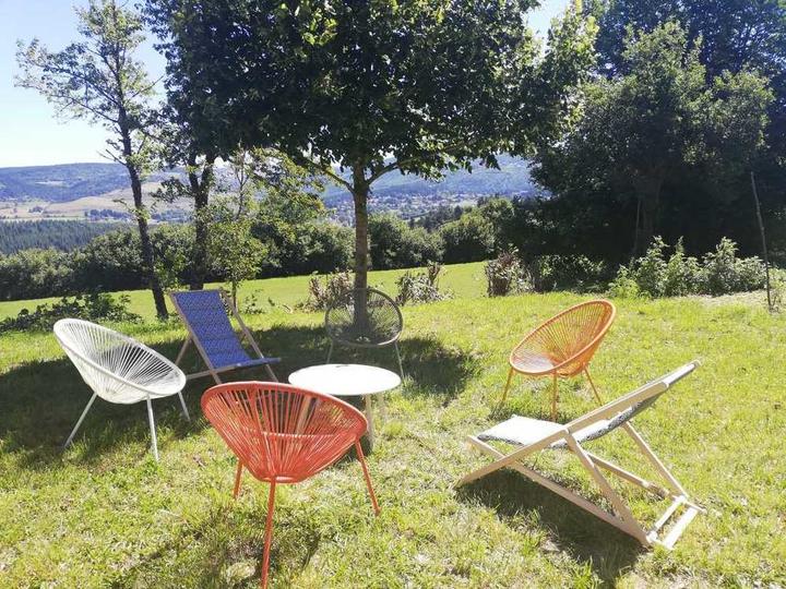 coin détente dans le jardin